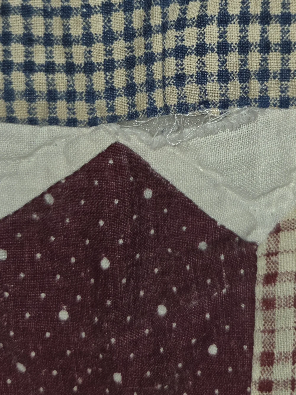 Patchwork Country Farm House Style Quilt Bedspread - Multicolor